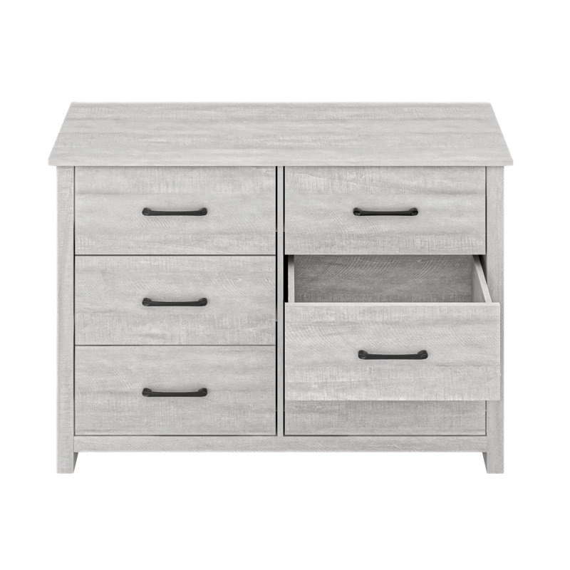 Zipcode Design™ Walter 6-Drawer Double Dresser & Reviews | Wayfair